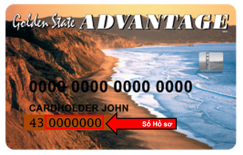Image of an EBT card with the 7-digit case number highlighted.